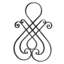 Ornament h575, b400, 16x8mm