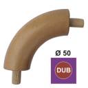 Holz Verbindungsbogen 90° Eiche DUB (OAK)