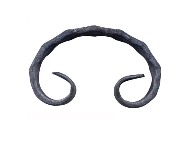 Scroll "C" h120, b70, P/030-12x6mm