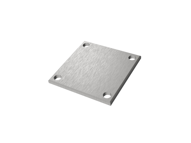 Upper anchoring - square flange