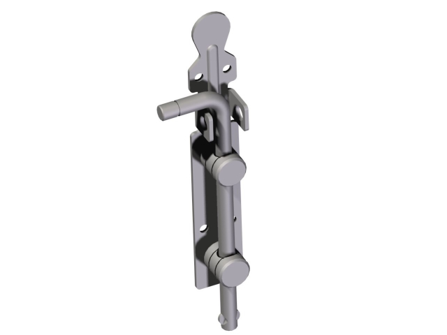 Zástrč brány -na zajištění vis. Zámkem L=160mm, Zn