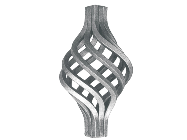 Forged cone h150, D60, 15x15mm
