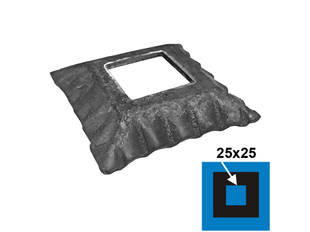 Rozeta 77x77, 26x26 , h17,5mm