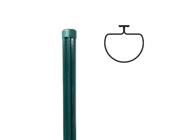 Universal column ZnPVC RAL 6005 2000mm