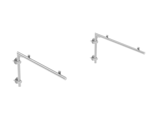 stříška AISI304, ESG/VSG glass 825x405mm +5°