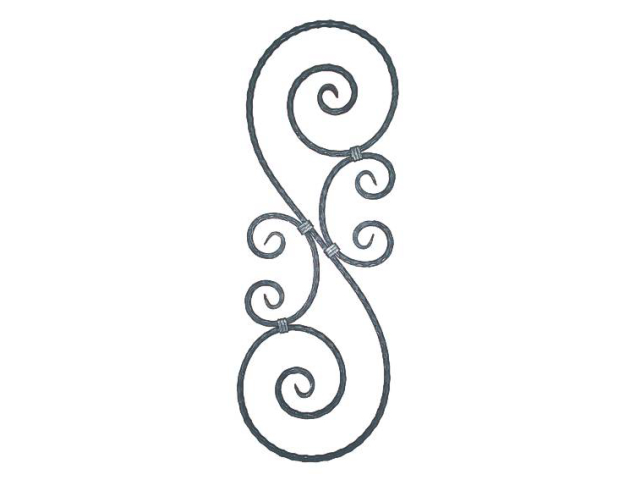 Ornament 310x900, P/035-12x12mm