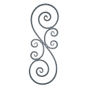 Ornament 310x900, P/035-12x12mm