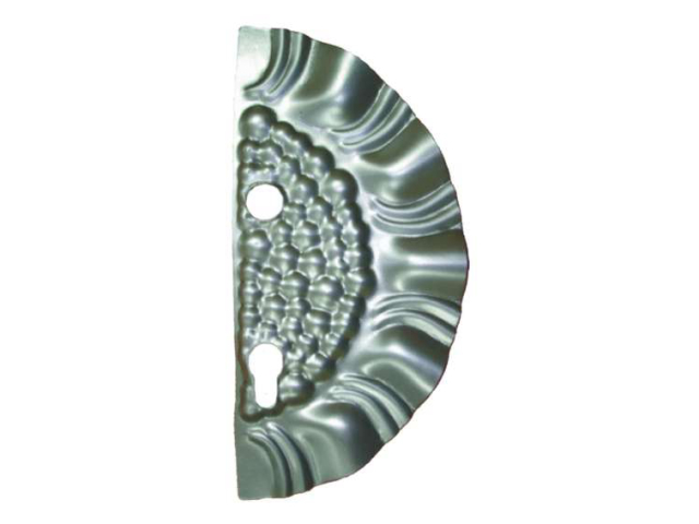 Zár takaró 265x125, t1,2, d19, 90mm