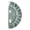 Zár takaró 265x125, t1,2, d19, 90mm