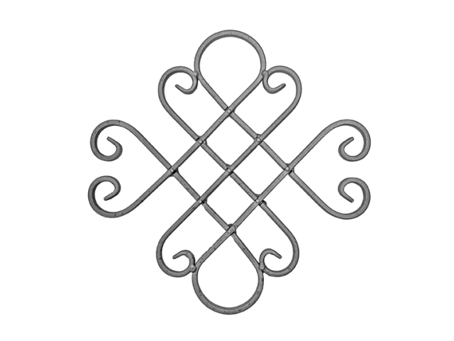 ornament h410, b410, 16x8mm