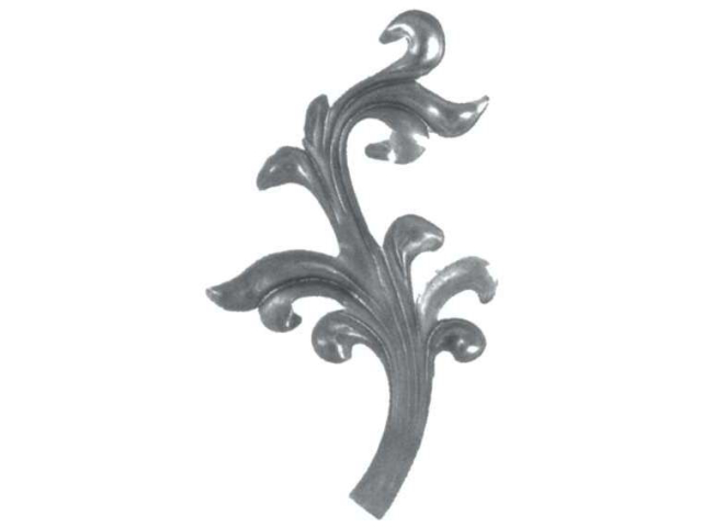 Lístok pravý 240x140, t2mm