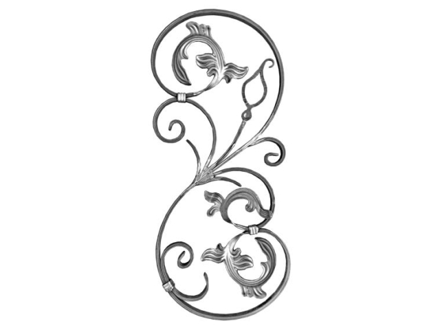 Ornament - levý 740x320, 16x8mm