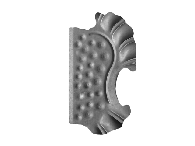 Gate plate decor - right 290x160, t2mm