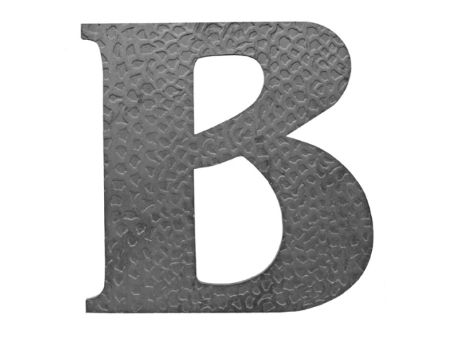 Písmeno kované "B" h170mm