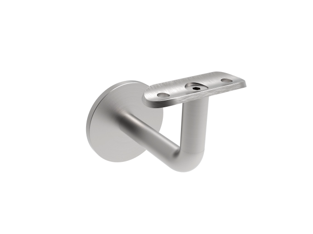 Wall-mounted handrail bracket - flange