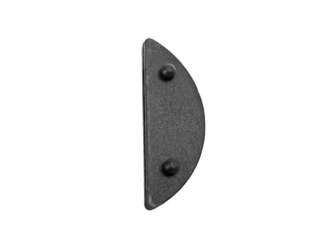 Rubber inlay for glass clamp