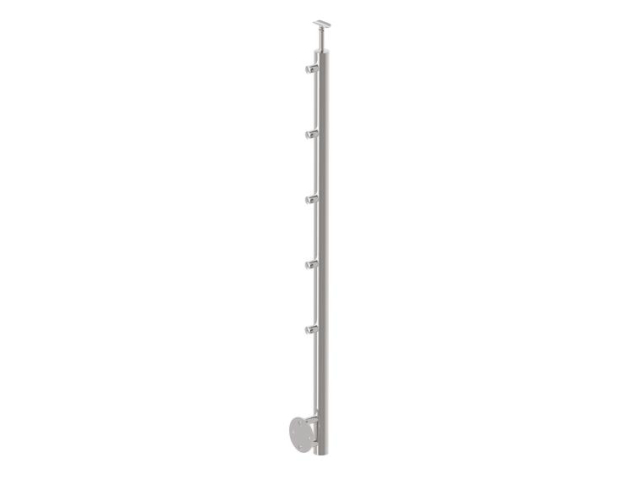 Sloupek antikor D42,4-5x12,v=100cm,BK-schod.,lesk