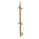 Beech pole D50m AISI304+BEECH, D42,4/4xModel22/H10
