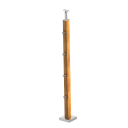Sloupek-DUB (OAK) JP40x40mm,4xd12mm, v=90cm, VK-S