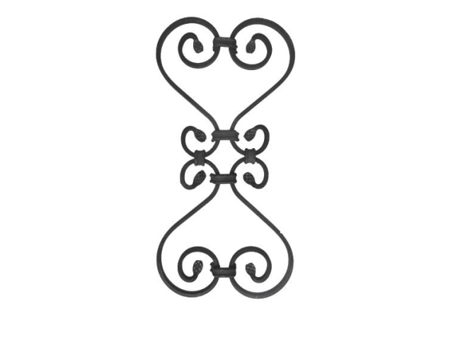 Ornament 410x200, 12x6, d12x12mm