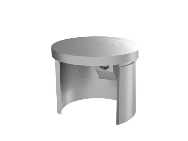 Handrail bracket - Glass clamp - end cap