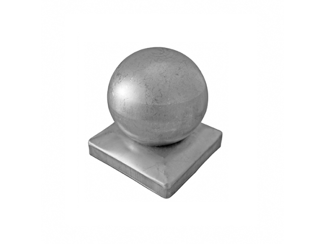 Pole cover with ball 60x60, D60, t0,6mm