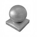 Pfostendeckel mit Kugel 80x80, D80, t0,8mm