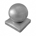 Pole cover with ball 100x100, D100, t1mm