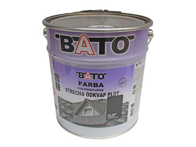 Polivinil festék, fekete RAL9005 satin 6,3kg (5L)