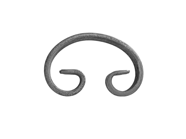 Scroll "C" h120, b75, 12x6mm