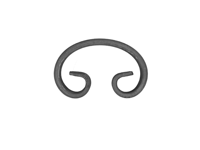 Scroll "C" h100, b65, 12x6mm