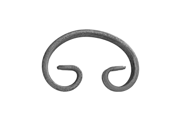 Scroll "C" h130, b80, 12x6mm