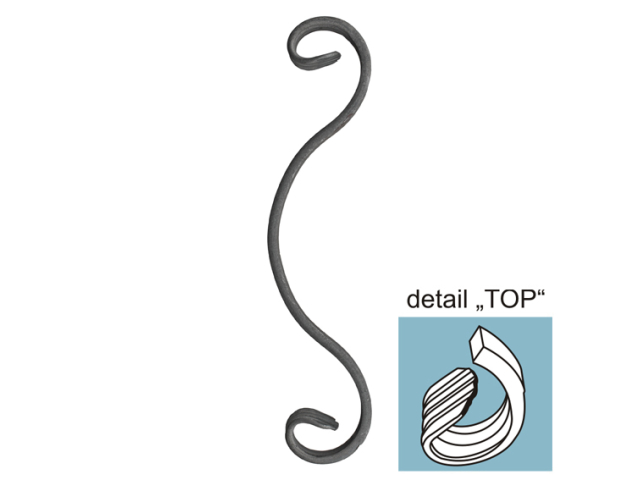 Element h260, b65, 12x6mm