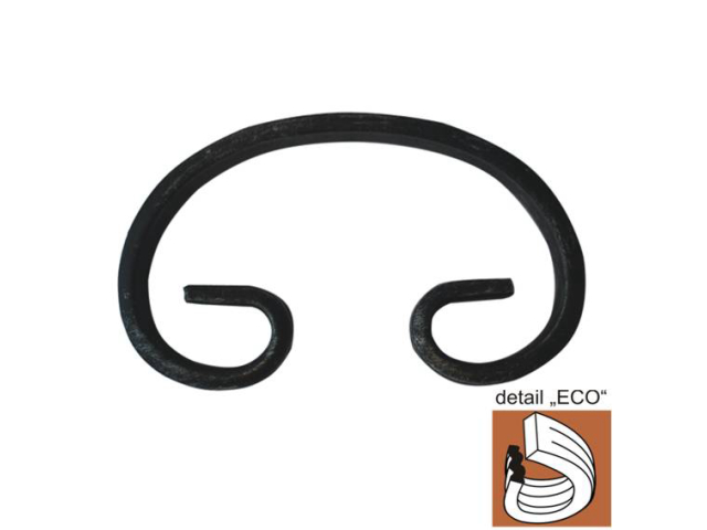 Zierelement h120, b75, 11,5x5mm