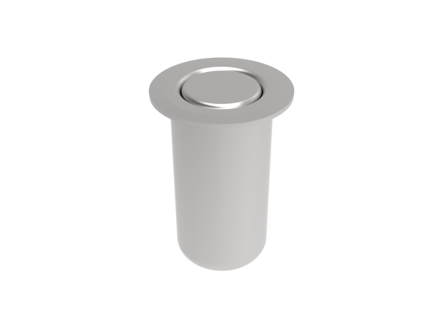 Bottom latch for floor lock