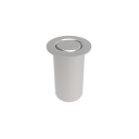Bottom latch for floor lock