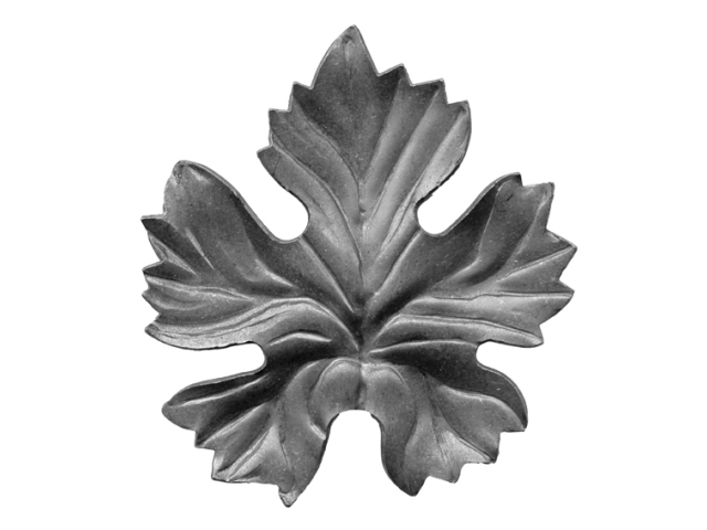 Forged grape leaf h125, b110, t2mm