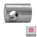 Crossbar holder AISI316, d10/40x40x2mm