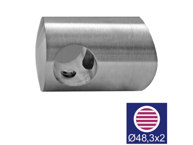 Nerezový úchyt prutů AISI316, d12/D48,3x2mm