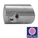 Nerezový úchyt prutů AISI316, d12/D48,3x2mm