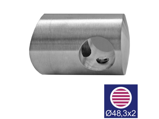 Nerezový úchyt prutů AISI316, d12/D48,3x2mm