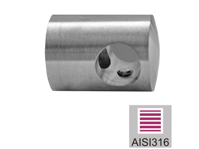 Nerezový držák prutů AISI316, d12/40x40x2mm