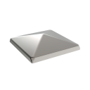 Pole cover, galvanized 60x60, h18, t1,2mm, Zn