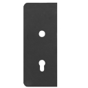 Lock plate smooth 265x105, t2, 90mm