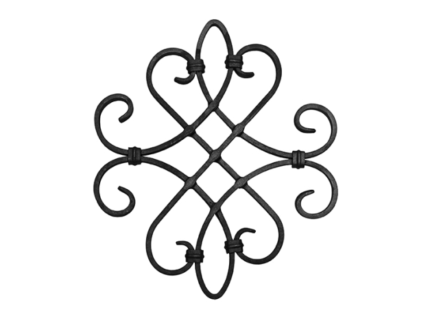 Rosette 330x290, 12x6mm