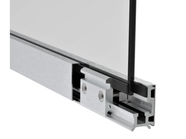 Set of the three-meter glazing profile AISI 304, K