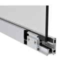 Set of the three-meter glazing profile AISI 304, K