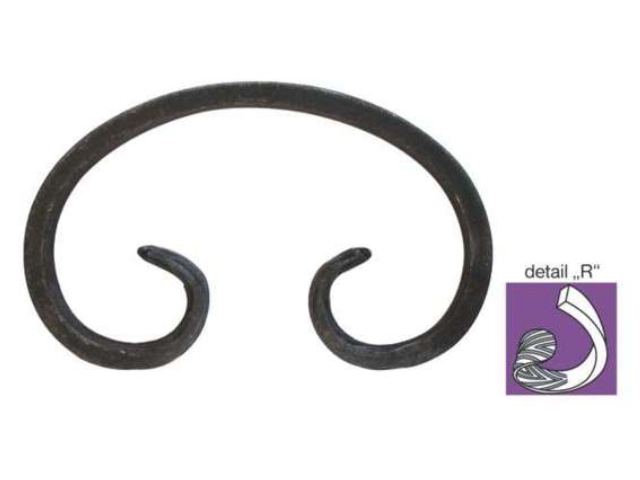 Scroll "C" 95x60, 12x6mm