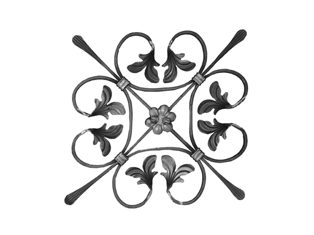 Ornament h350, b350, 12x6mm