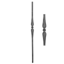 Zierstab mit Element h1200, b46-54, D25mm